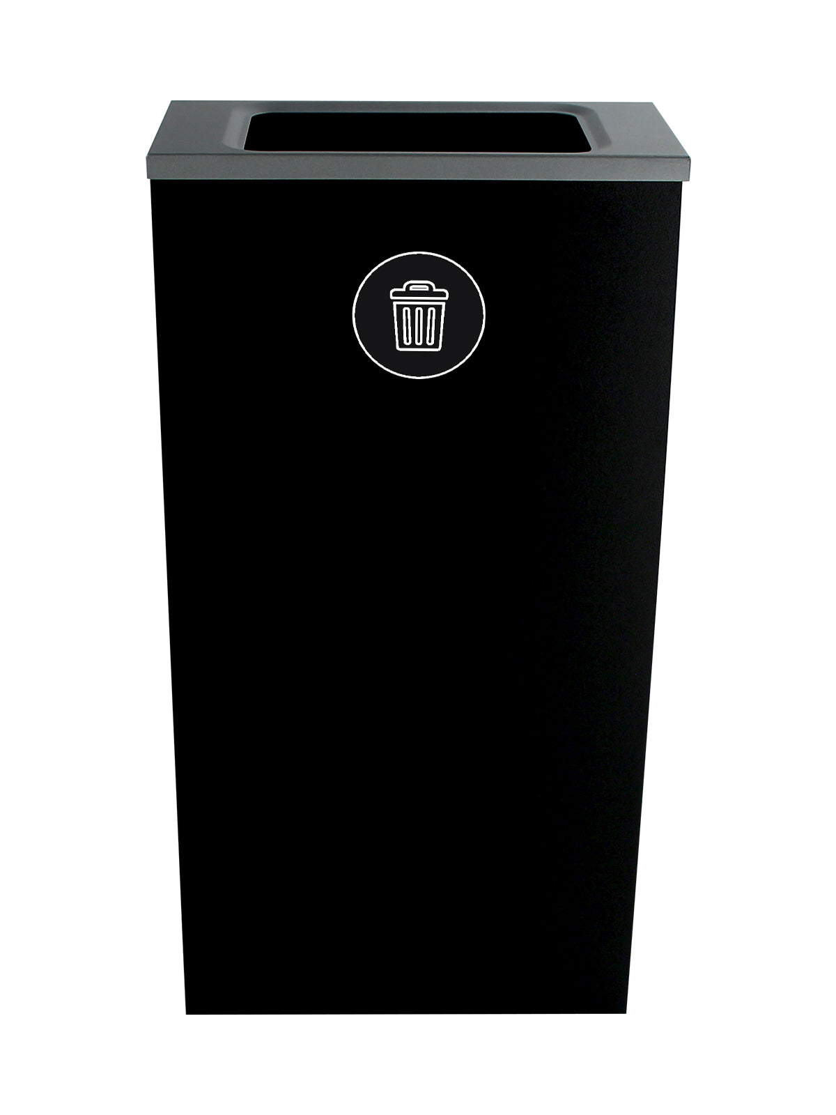 Spectrum Container SPECTRUM - Black Cube Slim, Full Opening Lid with Waste Body Label ...