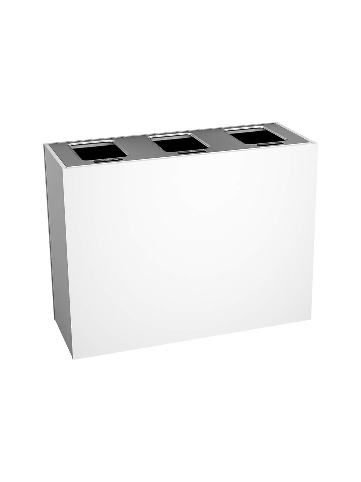 ARISTATA - Triple Stream, Glacier Finish, Hinged Stainless Steel Lid with Full Openings