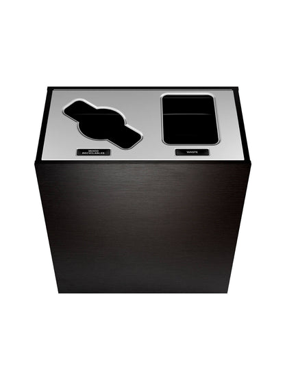ARISTATA - Double Stream, Western Breeze Finish, Hinged Stainless Steel Lid with Mixed-Full Openings