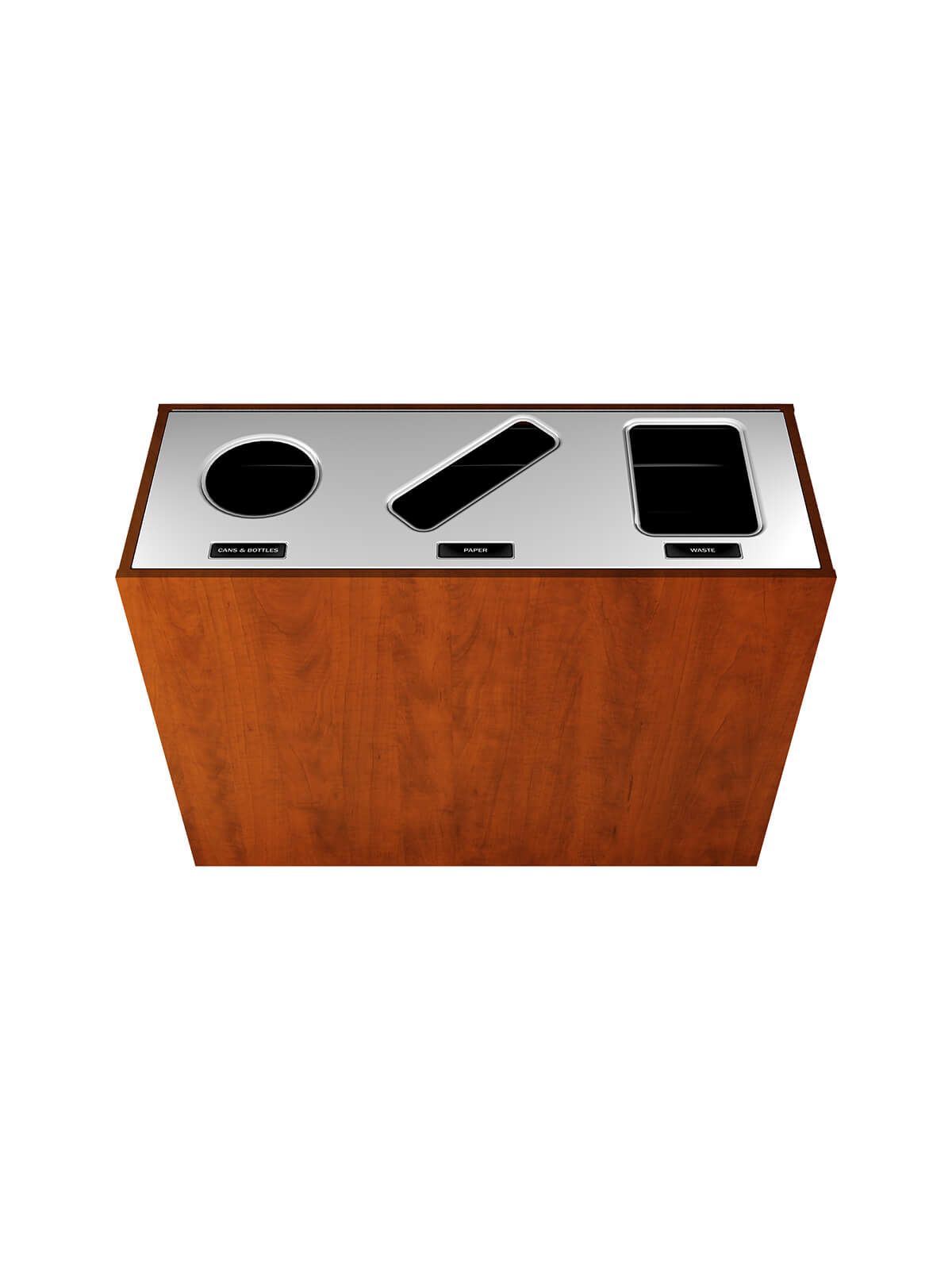 ARISTATA - Triple Stream, Midsummer Flame Finish, Hinged Stainless Steel Lid with Circle-Slot-Full Openings