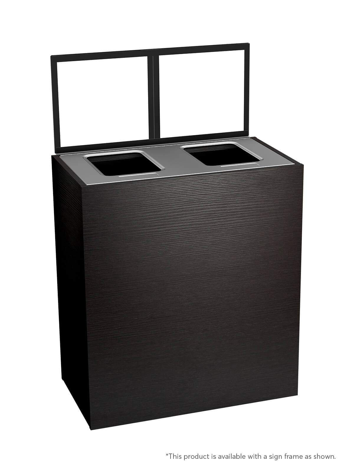 ARISTATA - Double Stream, Western Breeze Finish, Hinged Stainless Steel Lid with Full Openings